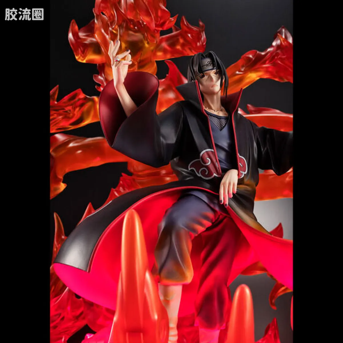 Mega House 手办系列 P.G.E.M. 宇智波鼬 须佐能乎ver. 附属发光台座 - 图片